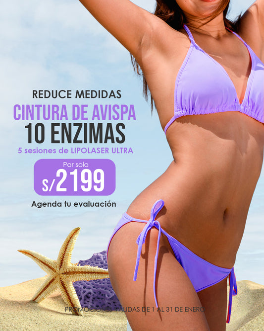 Cintura de avispa con LIPOLASER ULTRA