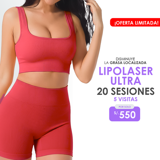 REDUCE MEDIDAS - LIPOLASER ULTRA 20 sesiones en 5 visita